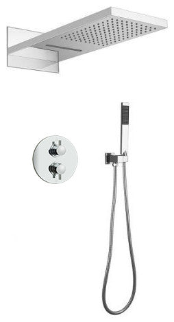 Luna Shower Set With Concealed Wall Mount Shower Head