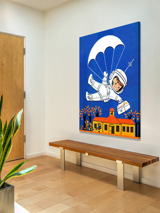 "Astro Boy" Painting Print on Canvas by Curtis