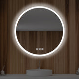 Fogless, Color Temperature Adjustable LED Mirror, 32" Round
