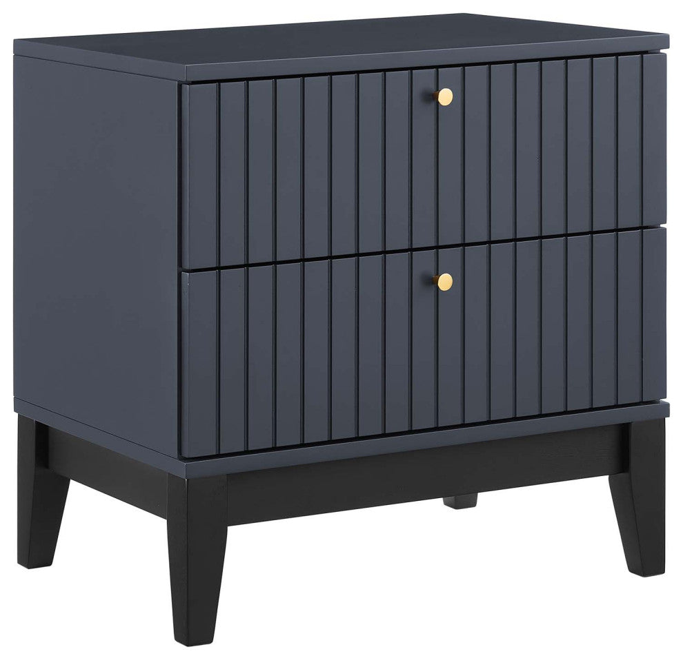 Dakota 3 Piece Upholstered Bedroom Set, Blue