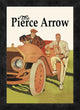 "The Pierce-Arrow" Framed Canvas Giclee, 14"x20"