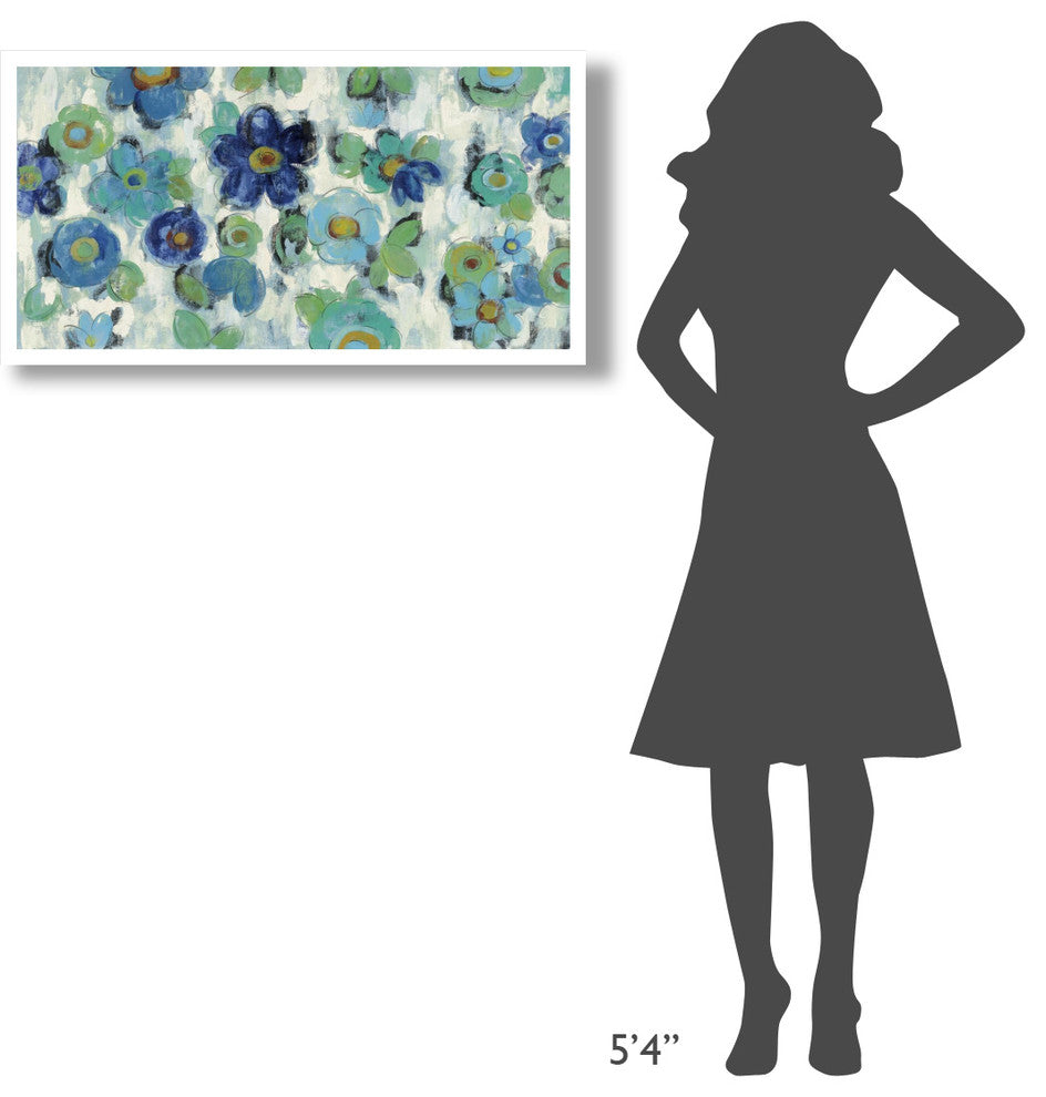 "Blue Eyes I" Digital Paper Print by Silvia Vassileva, 38"x20"