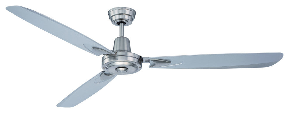 Craftmade VE58BNK3 58``Ceiling Fan Velocity Polished Nickel