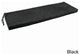60"x19" Micro Suede Bench Cushion, Black