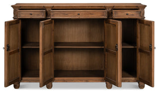 Diamond Wall Sideboard Brown With Drawers