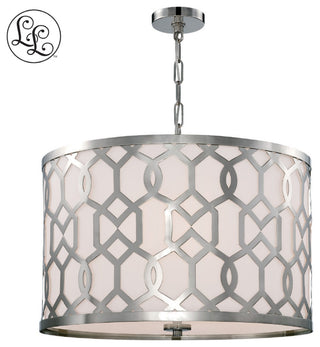 Crystorama Lighting Group 2266 Jennings 5 Light 24"W Pendant - Polished Nickel