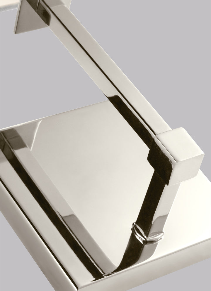 Quinn 1-Light Sconce, Polished Nickel