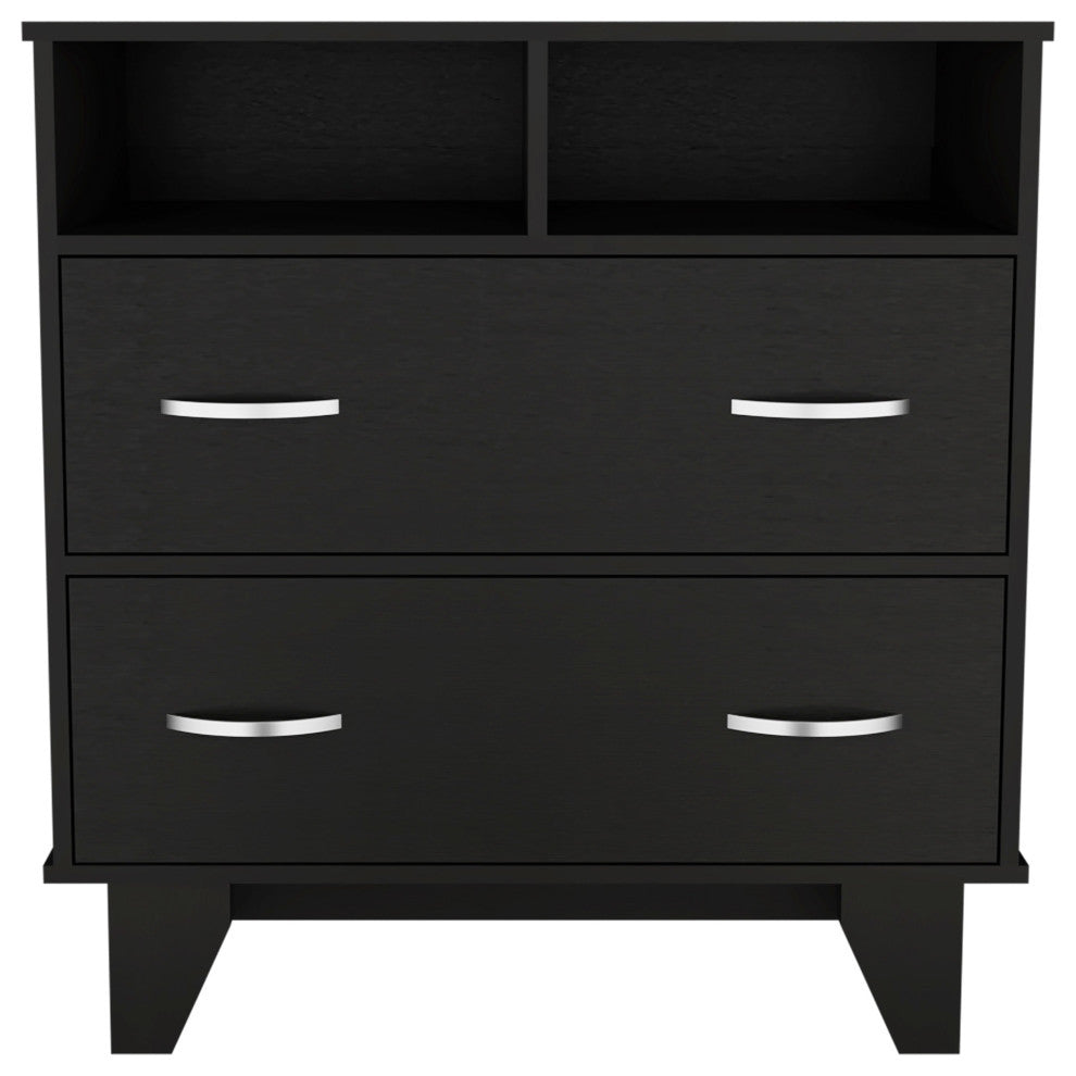 Portobelo Two Drawer Dresser, Black