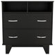 Portobelo Two Drawer Dresser, Black