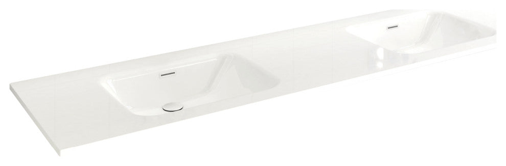 Element Collection Sink 72"x20" With WETMAR BIO, Matte White