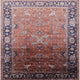 Ahgly Company Indoor Square Mid-Century Modern Area Rugs, 4' Square