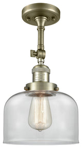 Innovations Lighting 201F-Ab-G72-Led 1 Light Dimmable Led Semi-Flush Mount
