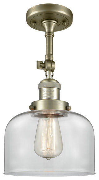 Innovations Lighting 201F-Ab-G72-Led 1 Light Dimmable Led Semi-Flush Mount