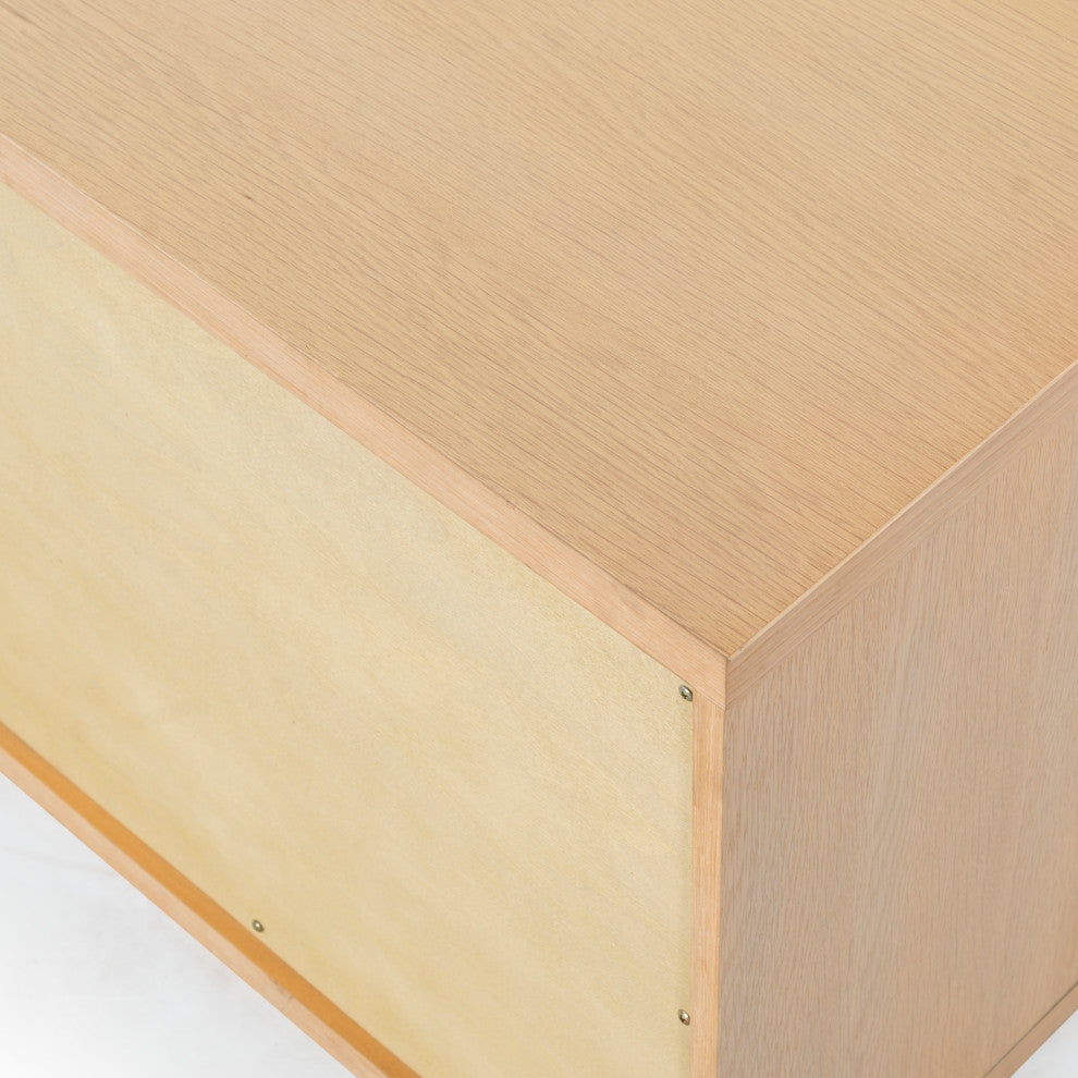 Safavieh Couture Deziree Wood 2 Drawer Nightstand, Natural