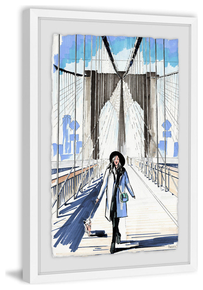 "Bridge Runway" Framed Painting Print, 20"x30"