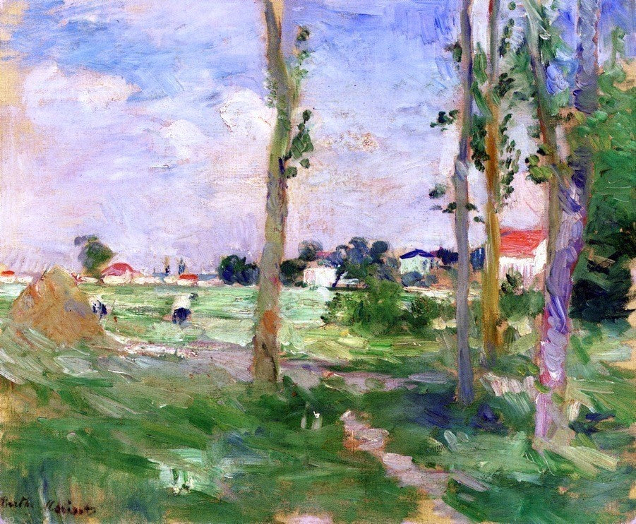 Berthe Morisot Landscape of La Creuse, 20"x25" Wall Decal Print