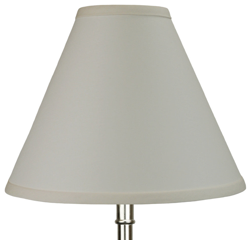 Fenchel Shades 4"x11"x9" Empire Lamp Shade, Linen Ivory