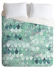 Monika Strigel Lily Mint Mermaid Duvet Cover, Twin