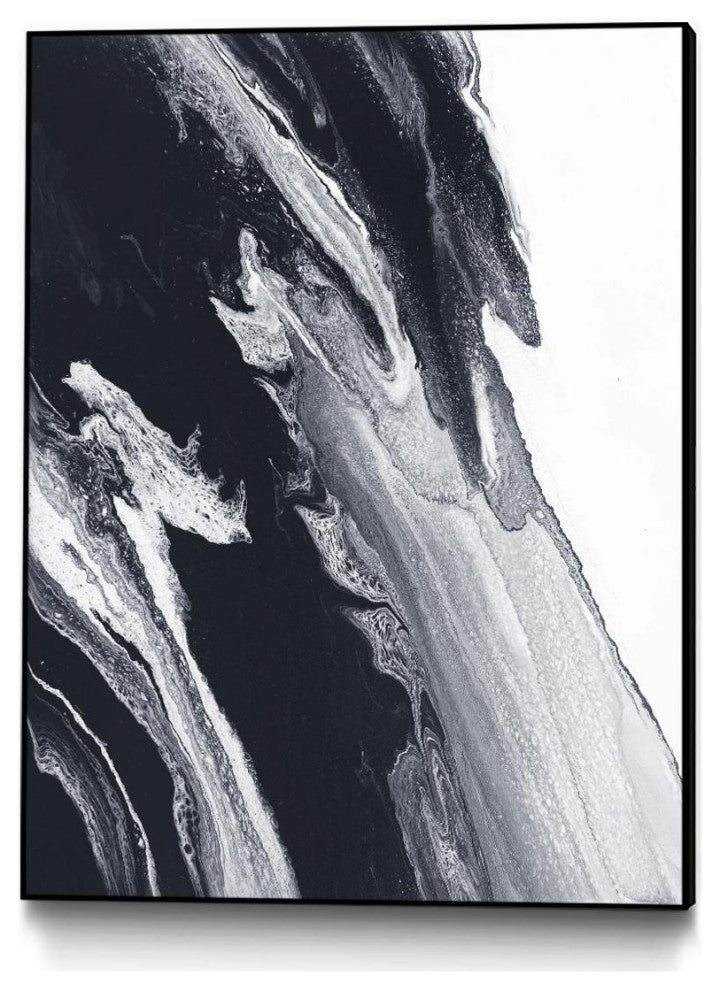 "Azure Gold" Framed Canvas by Giant Art 30"x40"