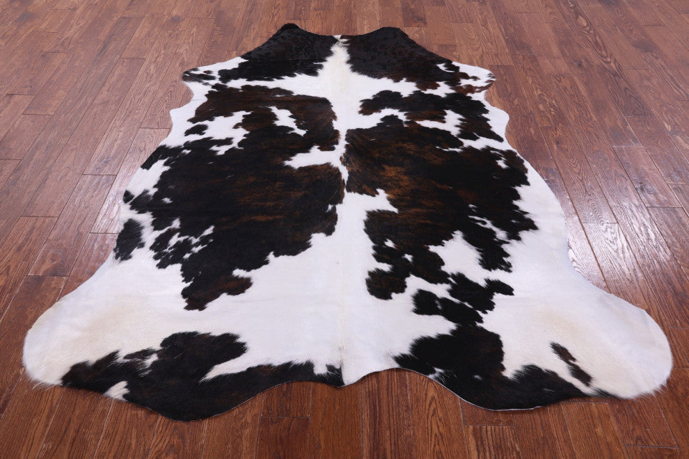 6' 9" X 5' 10" Natural Cowhide Rug C1900