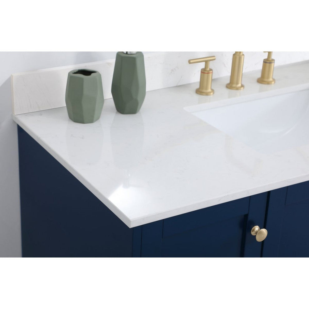 Elegant Decor Sommerville Bathroom Vanity Blue