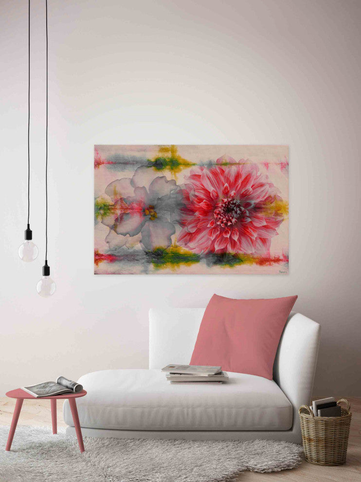 "Vibrant Pair" Fine Art Canvas Print, 18"x12"