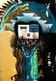 Boogie, Blue, 8'x11'