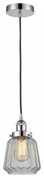 Innovations 616-1PH-PC-G142 1-Light Mini Pendant, Polished Chrome