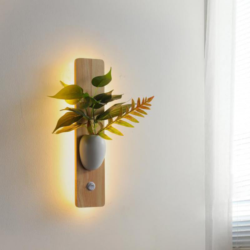 Torrelavega | Modern Artificial Plant Wall Lamp, A
