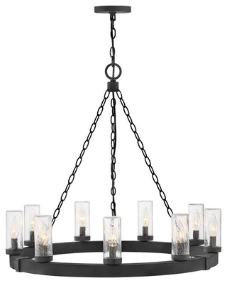Sawyer LED Hanging Lantern, Black