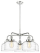 Innovations Bell 5 26" Chandelier Polished Chrome