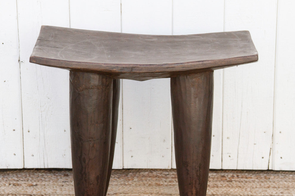 Tall Rectangular African Senufo End Table