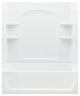 Sterling Skirted 60.25"x32"x74" Vikrell Right-Hand Bath, White