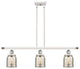Innovations 916-3I-WPC-G58-LED 3-Light Island Light, White, Polished Chrome