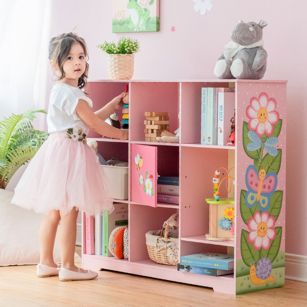 Magic Garden Adjustable Cube Kids Bookshelf