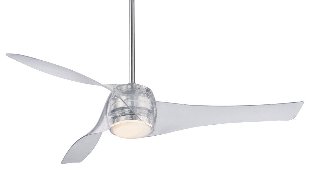 MinkaAire Artemis LED Artemis 58" 3 Blade LED Indoor Ceiling Fan - Translucent