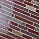 Tessera Piano Bordeaux Glass Wall Tile