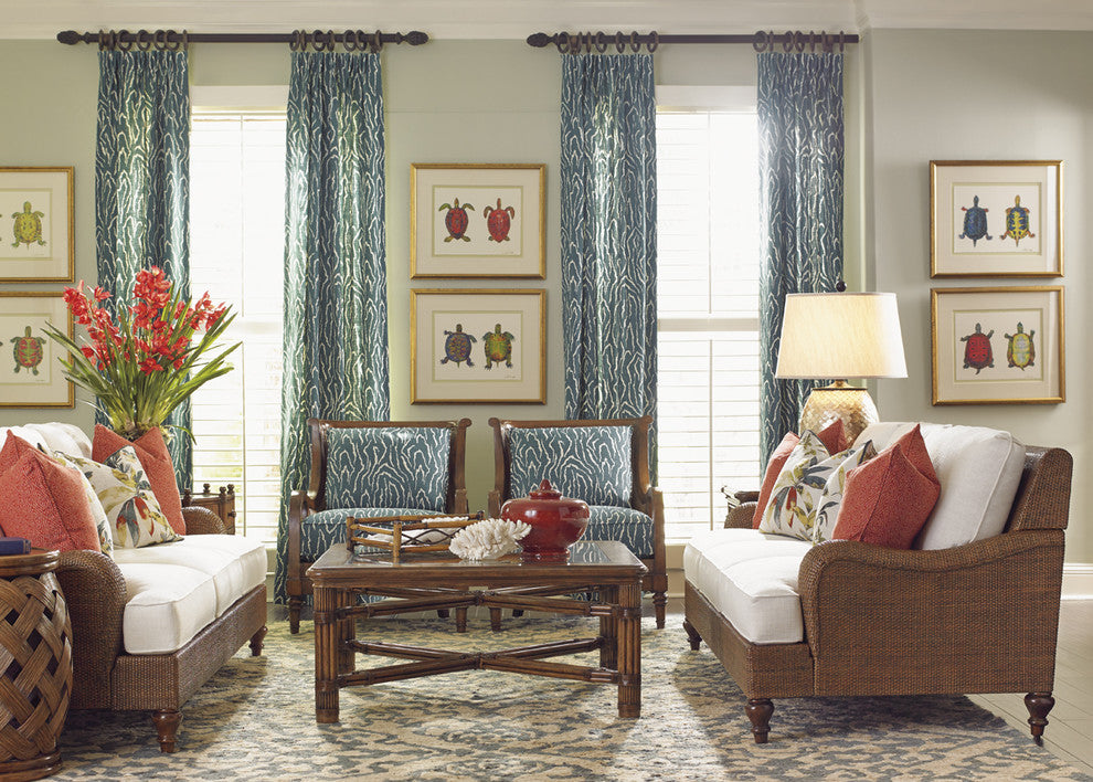 Hibiscus Round Accent Table