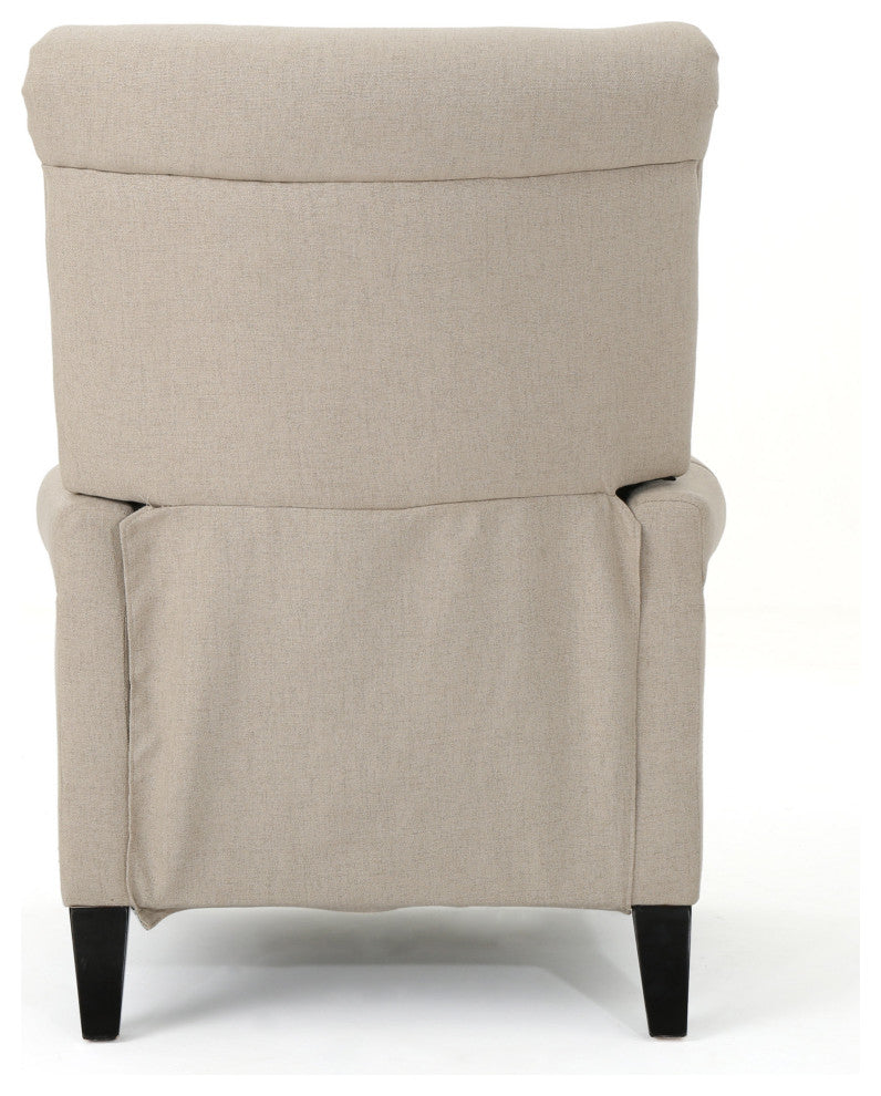 GDF Studio Charlene Traditional Wheat Fabric Recliner