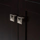 ARIEL Cambridge 73" Double Rectangle Sink Espresso Vanity Quartz Top, No Mirror
