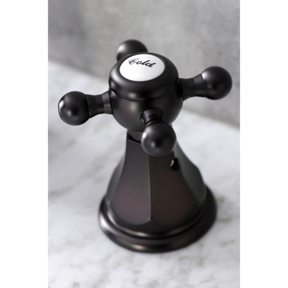 KB4985BX Widespread Bathroom Faucet With Pop-Up Drain, Oil Rubbed Bronze
