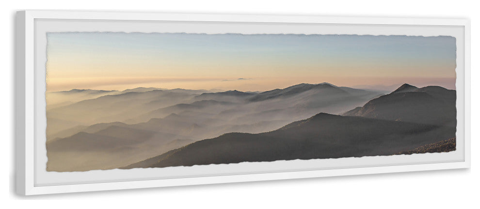 "It's a New Day" Framed Painting Print, 30x10