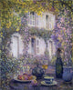 Henri Le Sidaner Table at the Mansion With Flowers Wall Decal
