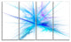 Criss Cross Spectrum of Light, Abstract Canvas Wall Art, 48"x28", 4 Panels