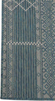 Outdoor Collection Geometric Pattern Bohemian Rug, Ocean, 7'10"x10'
