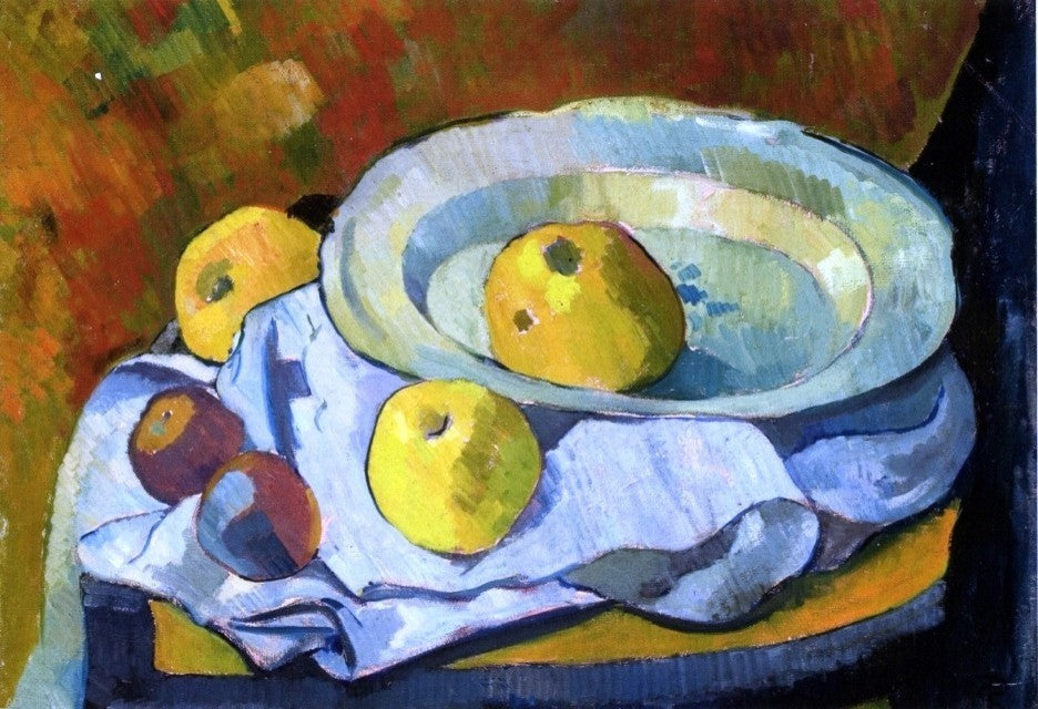 Paul Serusier Plate of Apples, 18"x27" Wall Decal