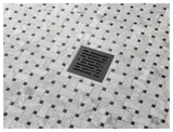 Delta DT062412 4" Tile-In Square Shower Drain - Brilliance Stainless