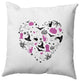 Halloween Heart Accent Pillow, Orchid, 26"x26"
