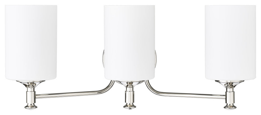 3 Light 21.625 in. Polished Nickel Vanity Light