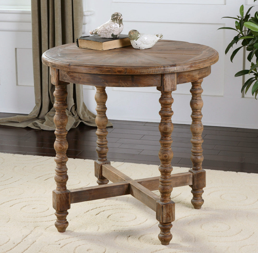 Uttermost - 24346 - End Table - Samuelle - Reclaimed Fir